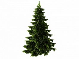 Artificial Christmas tree 3d preview