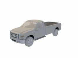 Ford pickup truck 3d model preview