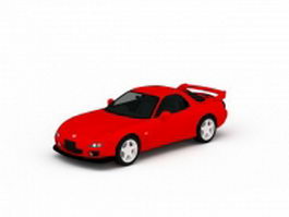 Mazdaspeed RX-8 red 3d preview