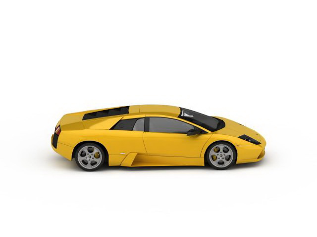 Lamborghini murcielago roadster 3d rendering