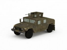 Up-Armored Humvee 3d model preview