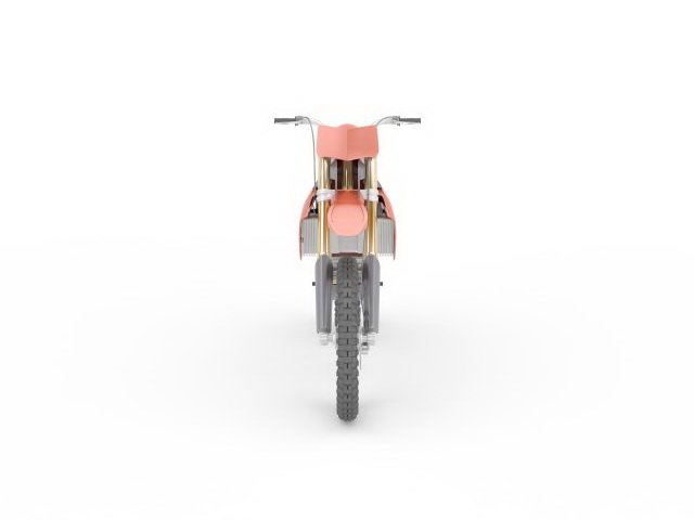 Off-Road Motorcycle 3d rendering