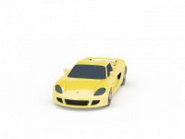 Porsche Carrera GT concept 3d model preview