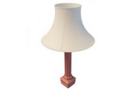 Contemporary table lamp 3d model preview