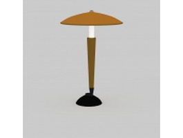 Minimalist table lamp 3d model preview