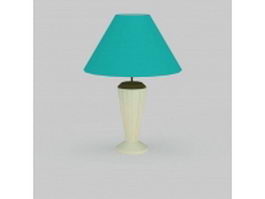 Trophy table lamp 3d model preview