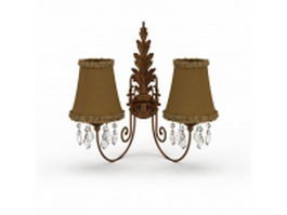 Vintage wall lights 3d preview