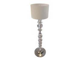 Glass floor lamp 3d preview