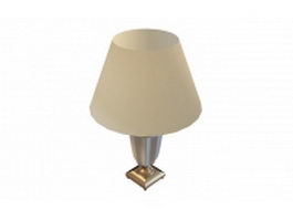Small table lamp 3d model preview