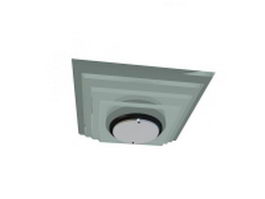 Embedded ceiling lamp 3d model preview