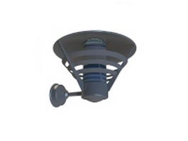 Outdoor wall lamp 3d model preview