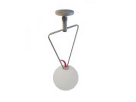 Hanging ball lamp 3d preview