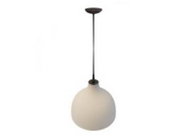 White hanging lamp 3d preview