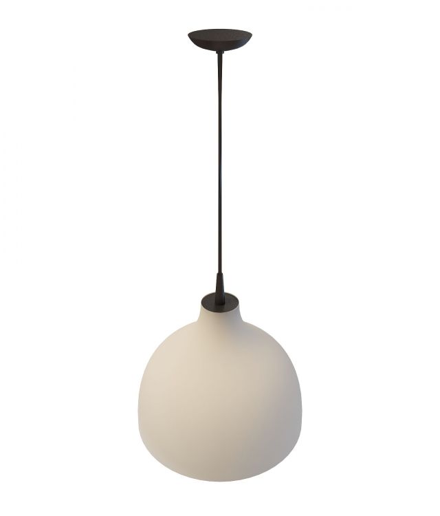 White hanging lamp 3d model 3ds max files free download