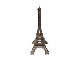 Eiffel Tower 3d model preview