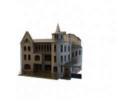 Moscow building 3d model preview