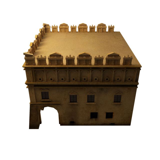 Arabic house 3d rendering