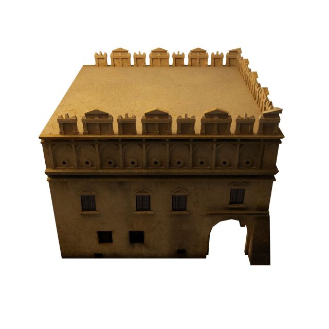 Arabic house 3d rendering