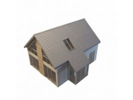 Sunroom building 3d model preview