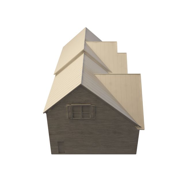 English village house 3d rendering