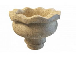 Stone urn planter 3d preview
