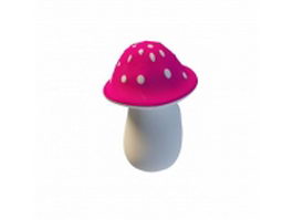 Mushroom garden ornament 3d model preview