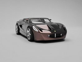 Lotus Evora sports car 3d model preview