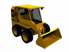 Armored wheel loader 3d preview