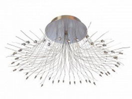 Ceiling led lighting fixtures 3d model preview