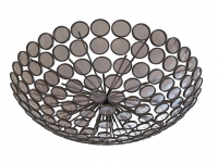 Large bowl ceiling lighting 3d model preview
