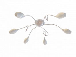 Kids ceiling light 3d model preview