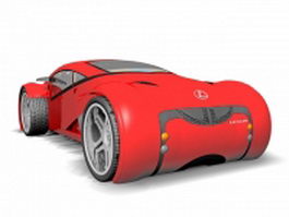 Lexus concept car 3d model preview