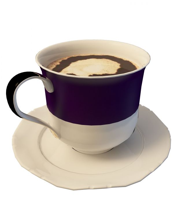 Cup of coffee 3d model 3ds max files free download