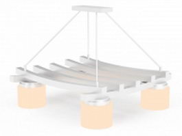 Modern dining light fixtures 3d model preview