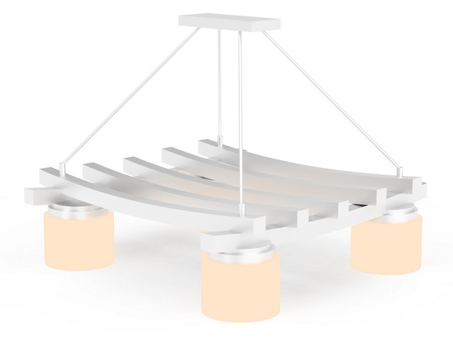 Modern dining light fixtures 3d rendering