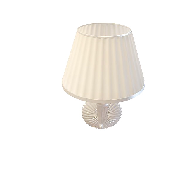 Wall sconce lamp 3d rendering