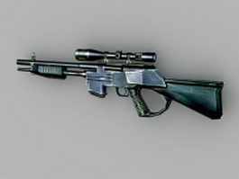 M24 Sniper rifle 3d model preview
