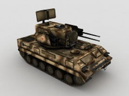 Chinese tank 3d model preview