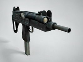 MP-2 Submachine gun 3d model preview
