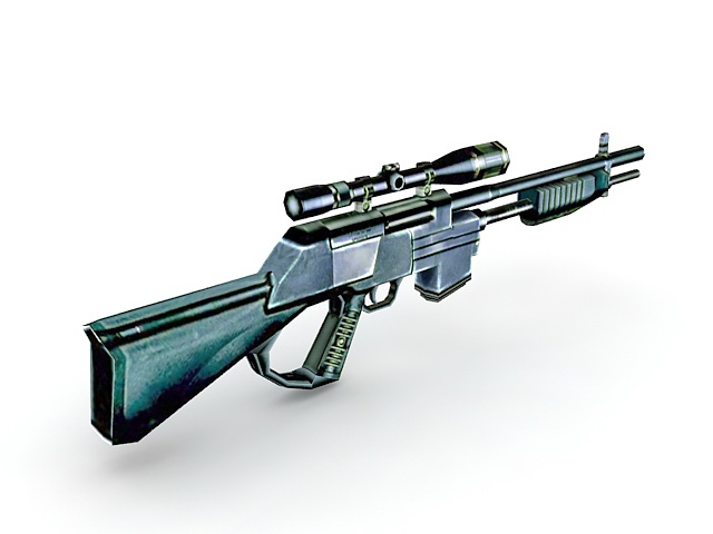 CrossFire Rifle 3d rendering