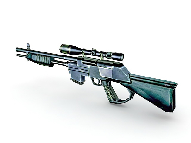 CrossFire Rifle 3d rendering