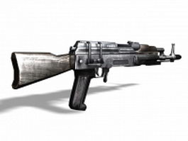 FY71 assault rifle 3d model preview