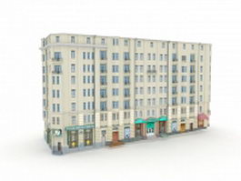 Old Moscow House 3d model preview