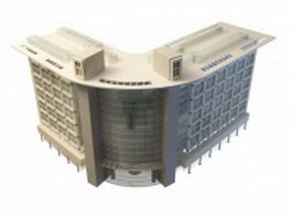 Department store architecture 3d preview