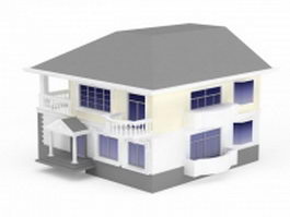 House construction 3d model preview