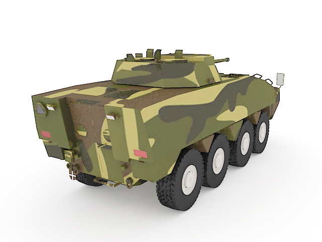 US military armored vehicle 3d rendering