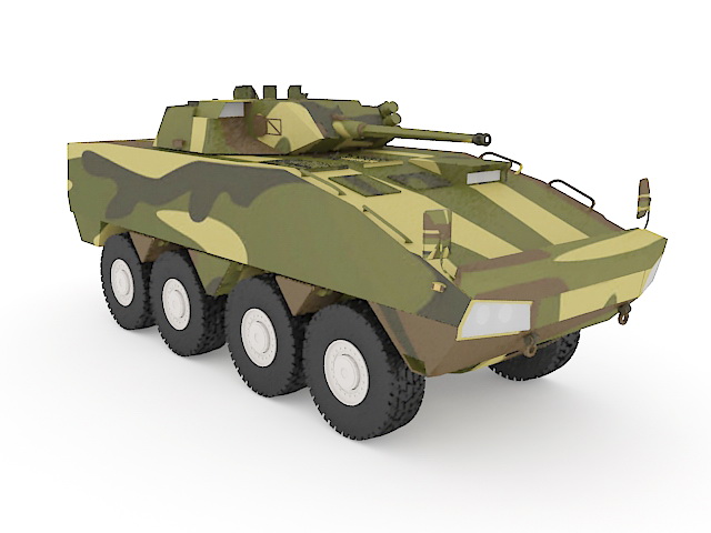US military armored vehicle 3d rendering