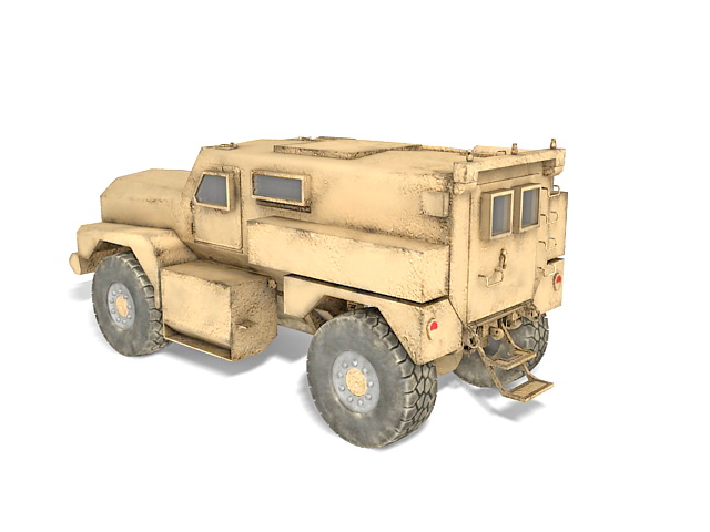 Light infantry mobility vehicle 3d rendering