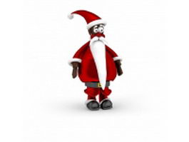 Santa Claus ornament 3d model preview