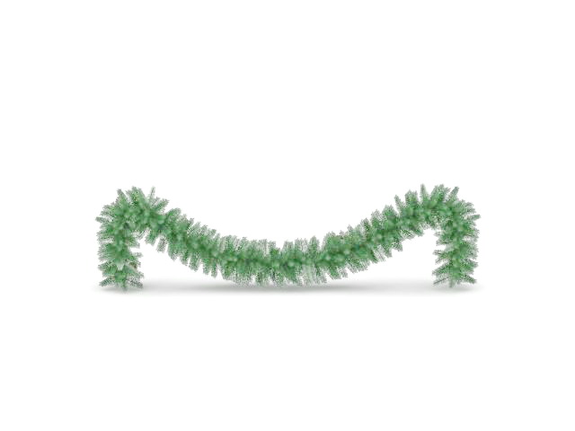 Pine Christmas chain 3d rendering
